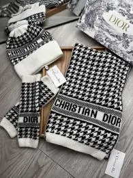 christian dior hat and echapres and glove set s_1255411